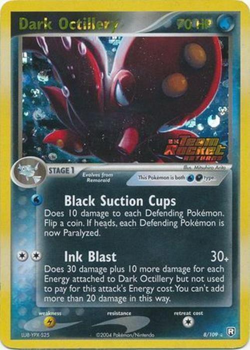 Dark Octillery (8/109) (Stamped) [EX: Team Rocket Returns] | Good Games Adelaide SA