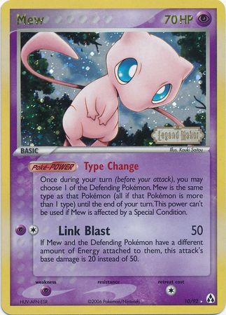 Mew (10/92) (Stamped) [EX: Legend Maker] | Good Games Adelaide SA