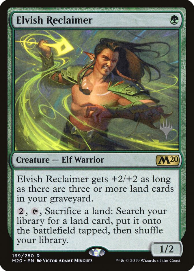 Elvish Reclaimer [Core Set 2020 Promos] | Good Games Adelaide SA