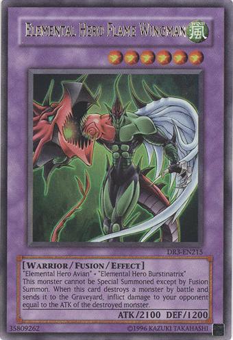 Elemental Hero Flame Wingman [DR3-EN215] Ultra Rare | Good Games Adelaide SA