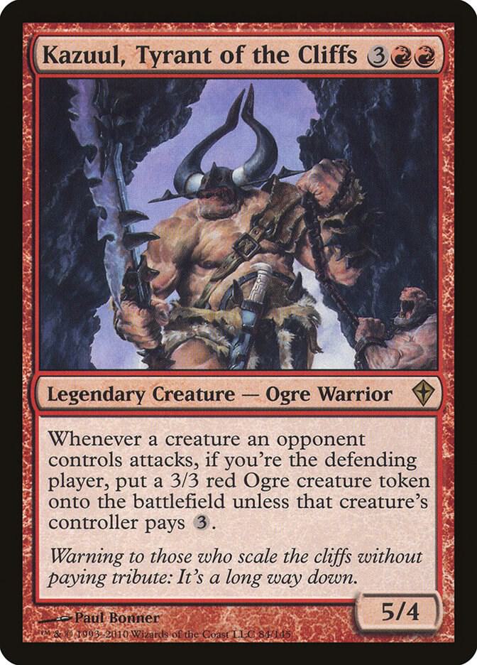 Kazuul, Tyrant of the Cliffs 84 (Worldwake)  - Foil | Good Games Adelaide SA