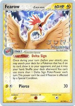 Fearow (18/100) (Delta Species) (Flyvees - Jun Hasebe) [World Championships 2007] | Good Games Adelaide SA