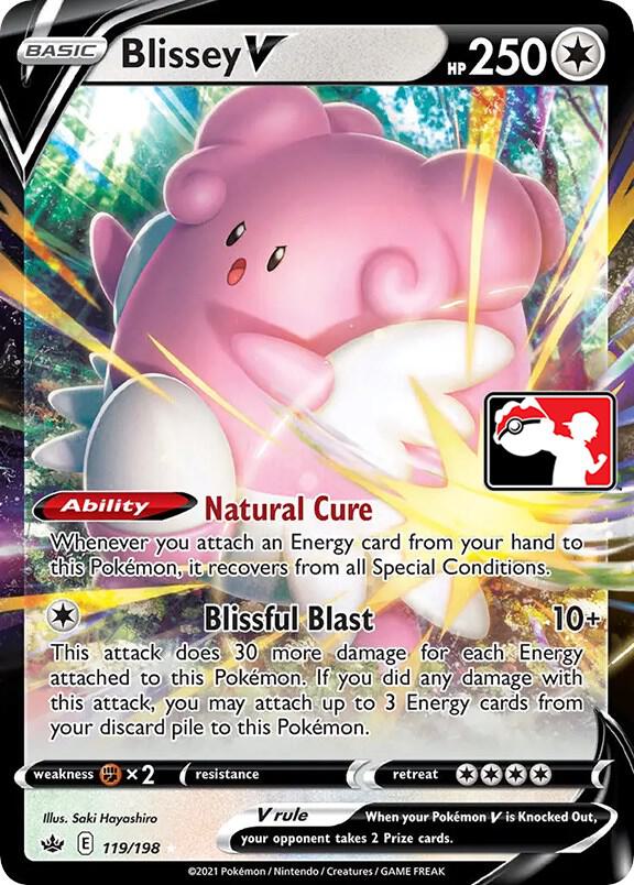Blissey V Duplicate 119/198 (Prize Pack Series Cards)  - Holofoil | Good Games Adelaide SA