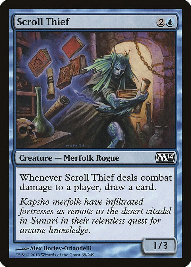 Scroll Thief 69 (Magic 2014 (M14))  - Foil | Good Games Adelaide SA