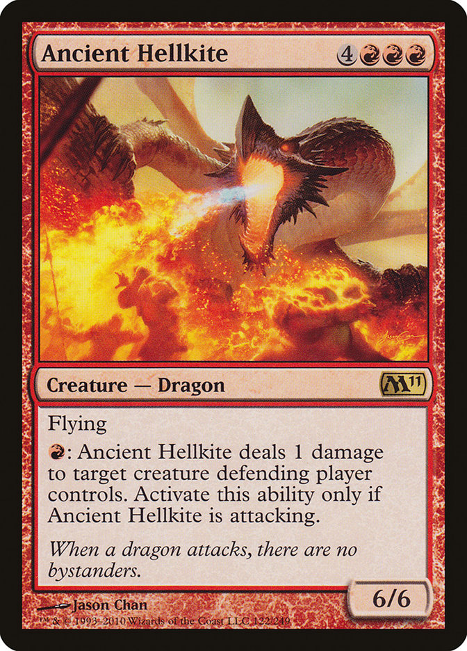 Ancient Hellkite 122 (Magic 2011 (M11))  - Foil | Good Games Adelaide SA
