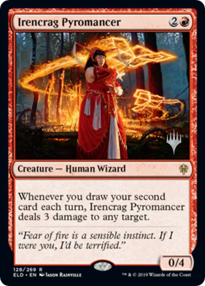 Irencrag Pyromancer 128 (Promo Pack: Throne of Eldraine)  - Foil | Good Games Adelaide SA