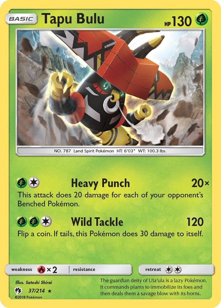 Tapu Bulu 37/214 (SM - Lost Thunder)  - Holofoil | Good Games Adelaide SA
