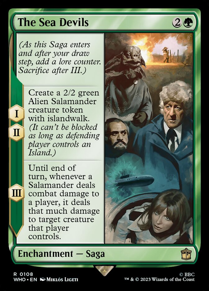 The Sea Devils 108 (Universes Beyond: Doctor Who)  - Foil | Good Games Adelaide SA
