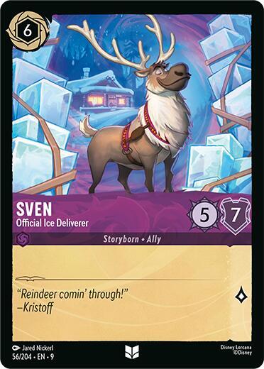 Sven Official Ice Deliverer 56/204 (Fabled)  - Cold Foil | Good Games Adelaide SA