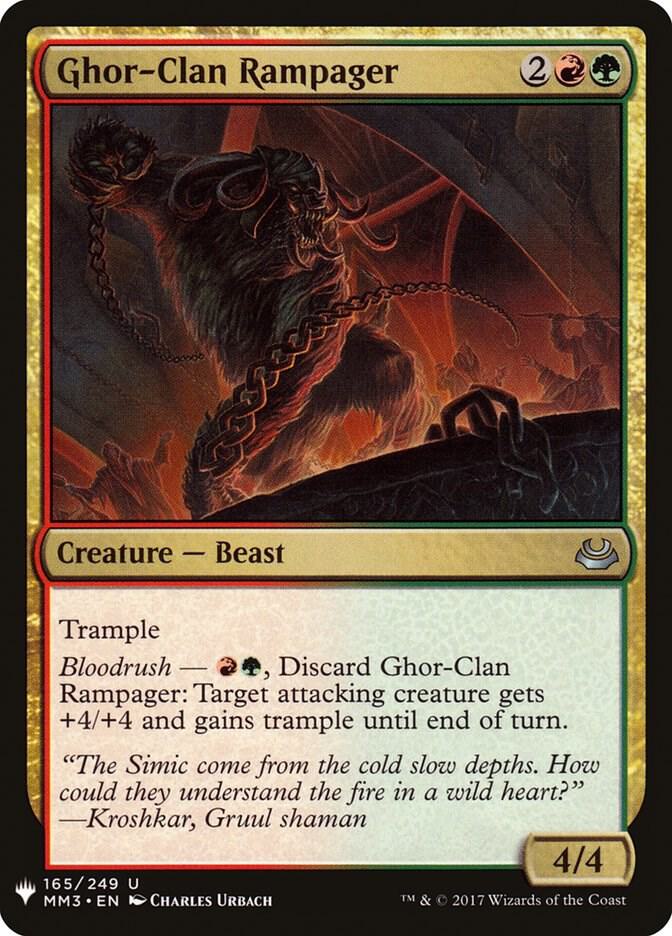 Ghor-Clan Rampager 165 (The List Reprints)  | Good Games Adelaide SA