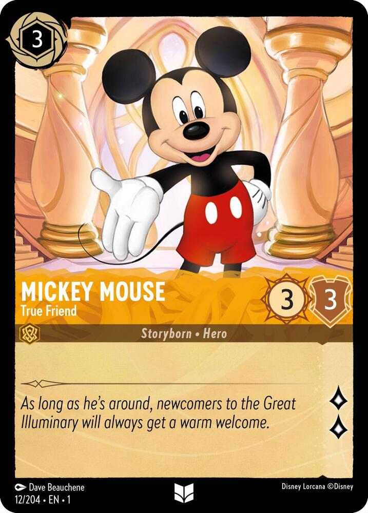 Mickey Mouse True Friend 12/204 (The First Chapter)  | Good Games Adelaide SA