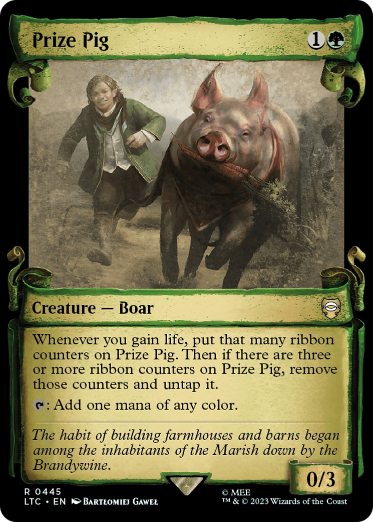 Prize Pig [The Lord of the Rings: Tales of Middle-Earth Commander Showcase Scrolls] | Good Games Adelaide SA