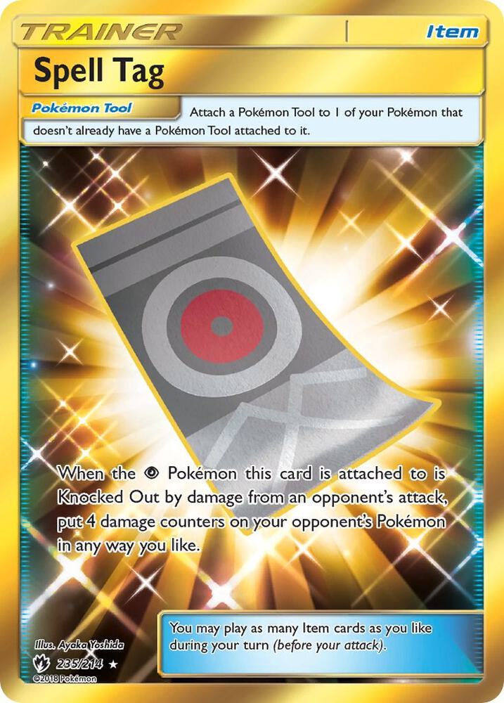 Spell Tag Secret 235/214 (SM - Lost Thunder)  - Holofoil | Good Games Adelaide SA