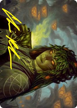 Dina Soul Steeper Art Card Gold Stamped Signature 23 (Art Series: Strixhaven)  | Good Games Adelaide SA
