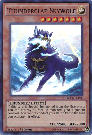 Thunderclap Skywolf [SECE-EN036] Super Rare | Good Games Adelaide SA