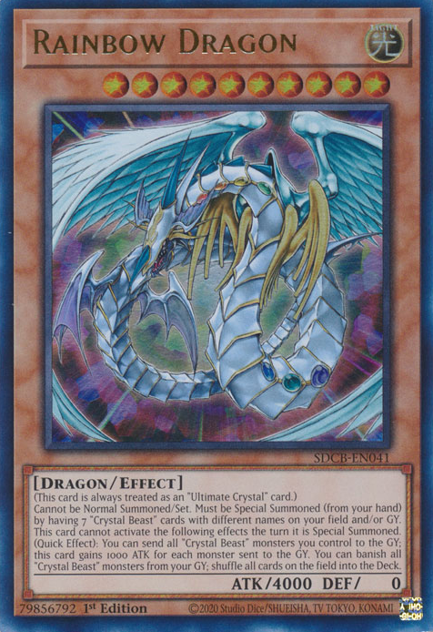 Rainbow Dragon [SDCB-EN041] Ultra Rare | Good Games Adelaide SA