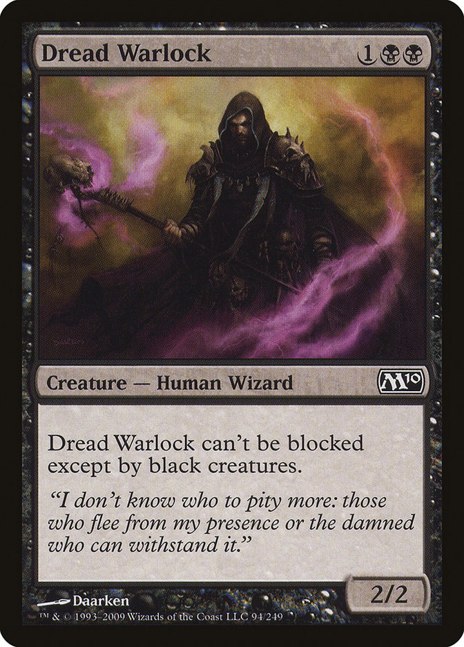 Dread Warlock 94 (Magic 2010 (M10))  - Foil | Good Games Adelaide SA