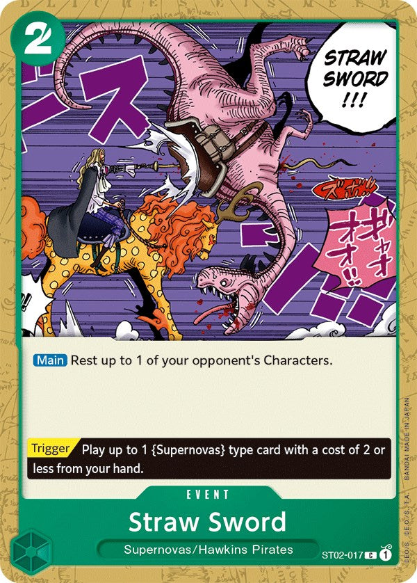 Straw Sword [Starter Deck: Worst Generation] | Good Games Adelaide SA