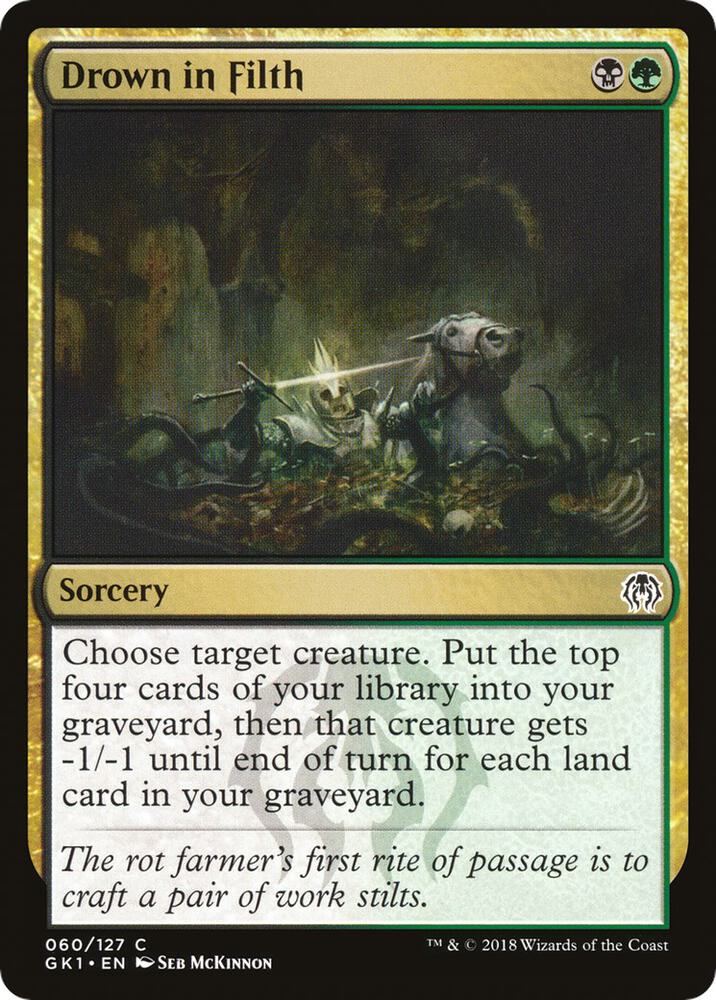 Drown in Filth 60 (Guilds of Ravnica: Guild Kits)  | Good Games Adelaide SA
