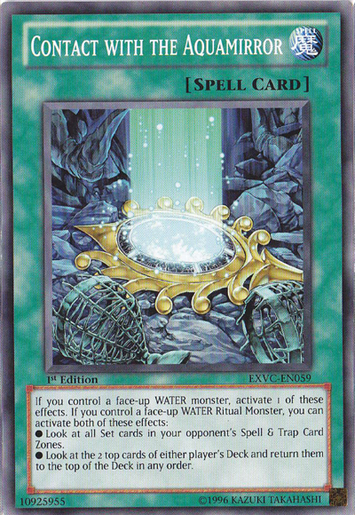 Contact with the Aquamirror [EXVC-EN059] Common | Good Games Adelaide SA