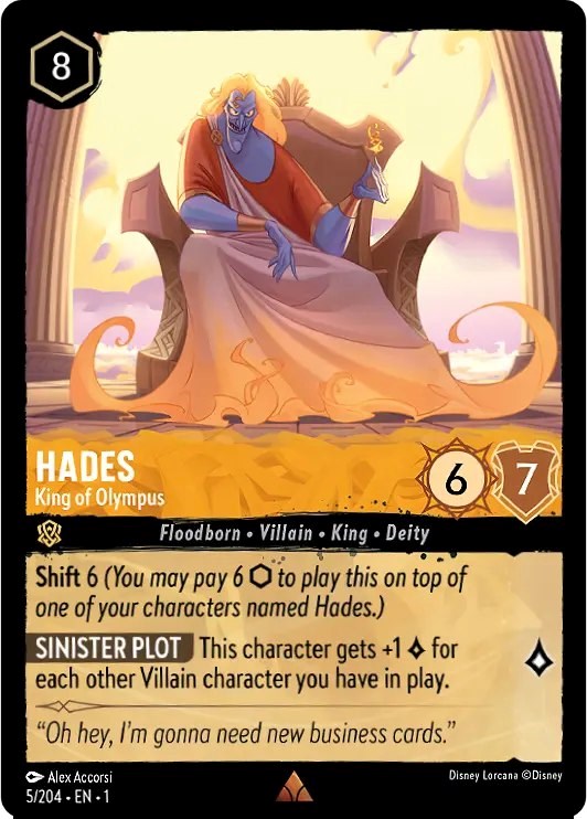 Hades - King of Olympus (5/204) [The First Chapter] | Good Games Adelaide SA