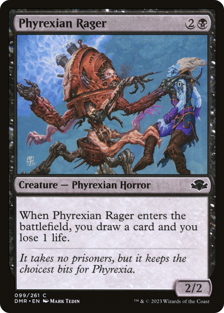 Phyrexian Rager [Dominaria Remastered] | Good Games Adelaide SA