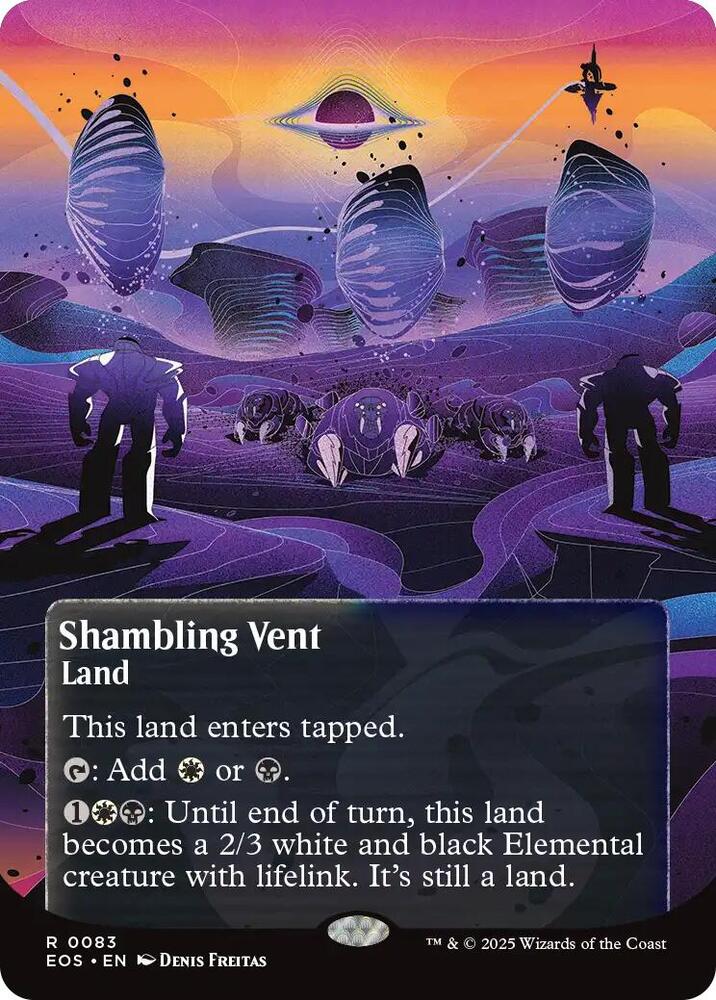 Shambling Vent 0083 Borderless 83 (Edge of Eternities: Stellar Sights)  - Borderless | Good Games Adelaide SA