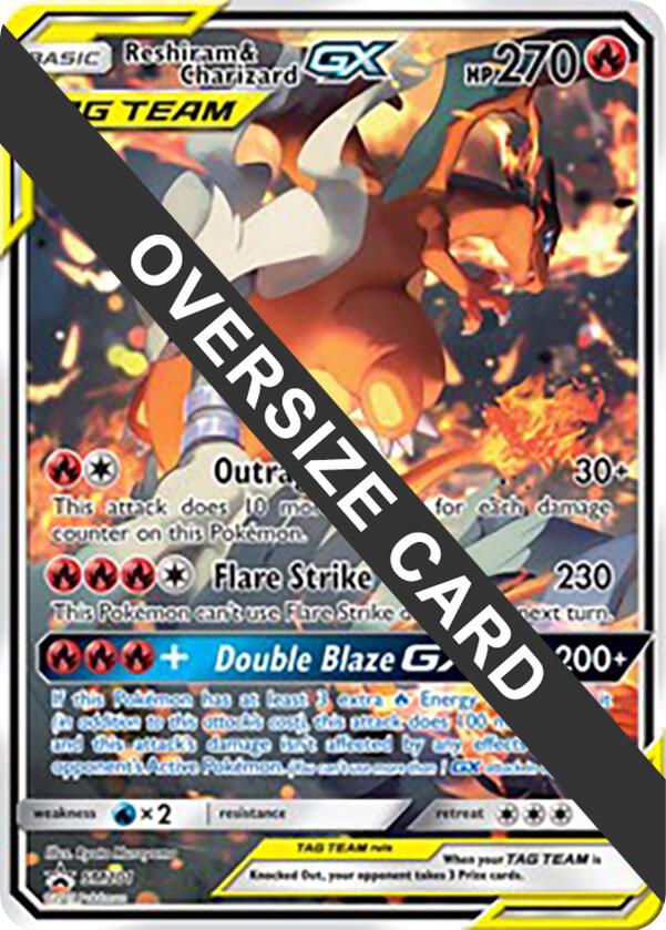 Reshiram and Charizard GX SM201 SM201 (Jumbo Cards)  - Holofoil | Good Games Adelaide SA
