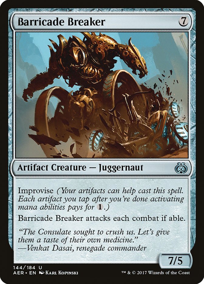 Barricade Breaker 144 (Aether Revolt)  | Good Games Adelaide SA