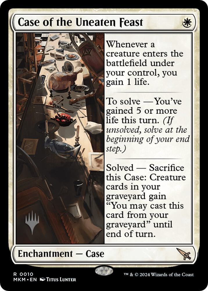 Case of the Uneaten Feast 10 (Promo Pack: Murders at Karlov Manor)  - Foil | Good Games Adelaide SA