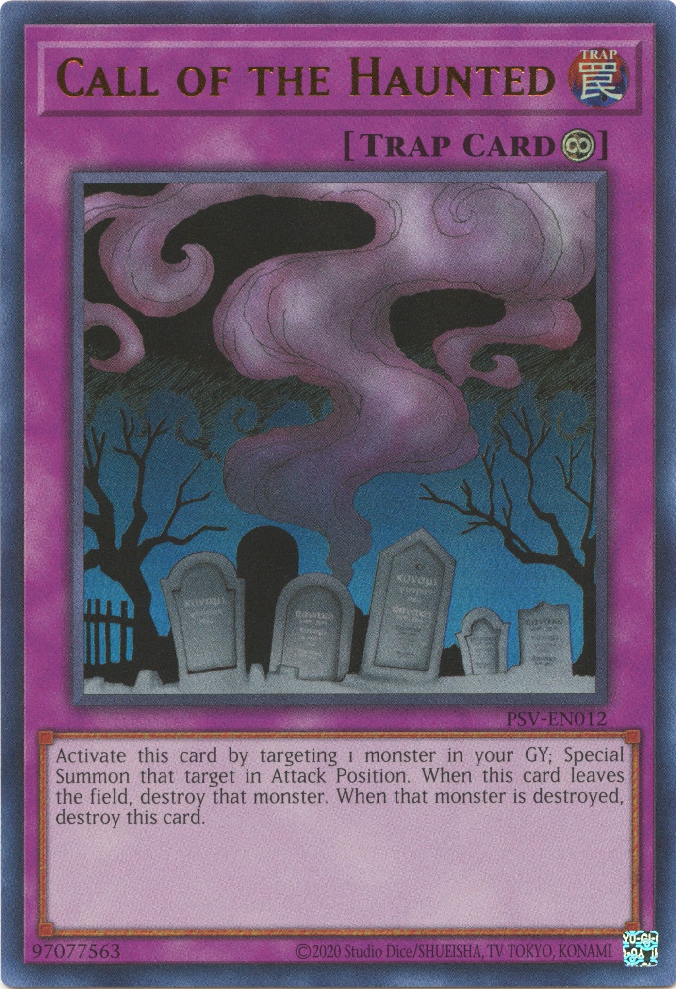 Call Of The Haunted (25th Anniversary) [PSV-EN012] Ultra Rare | Good Games Adelaide SA