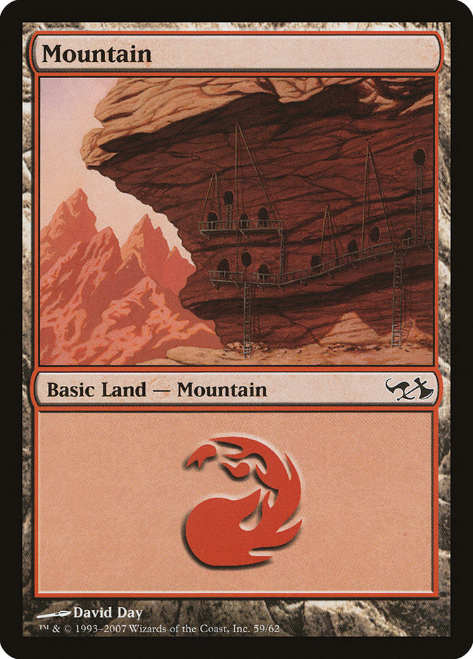 Mountain (59) [Duel Decks: Elves vs. Goblins] | Good Games Adelaide SA