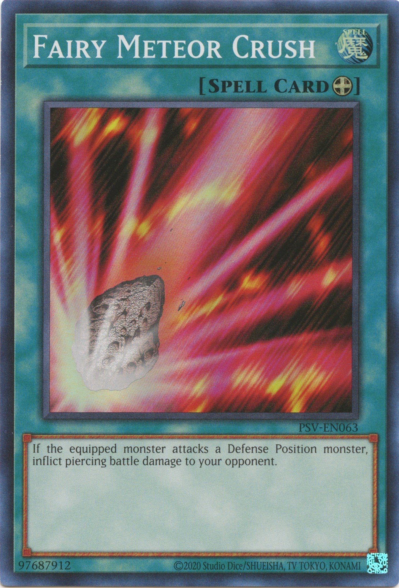 Fairy Meteor Crush (25th Anniversary) [PSV-EN063] Super Rare | Good Games Adelaide SA