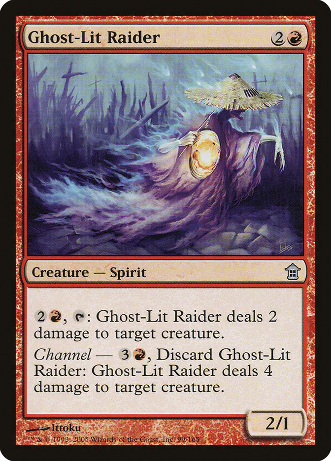 Ghost-Lit Raider 99 (Saviors of Kamigawa)  | Good Games Adelaide SA