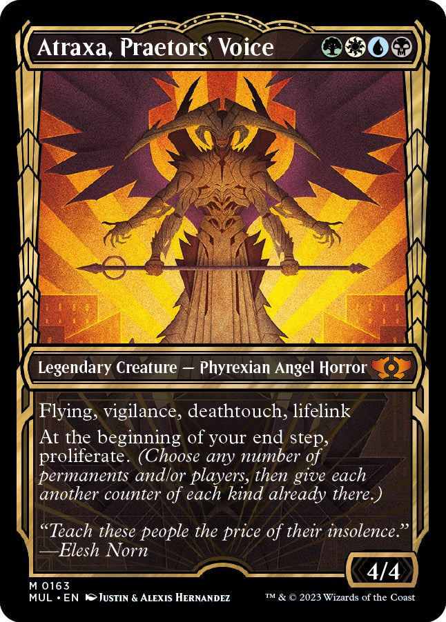 Atraxa, Praetors' Voice (Halo Foil) [Multiverse Legends] | Good Games Adelaide SA