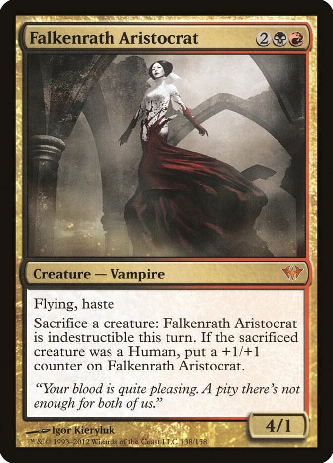 Falkenrath Aristocrat 138 (Dark Ascension)  - Foil | Good Games Adelaide SA