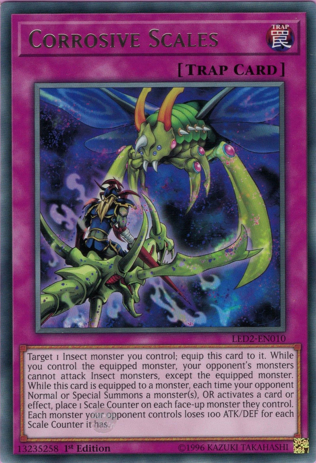 Corrosive Scales [LED2-EN010] Rare | Good Games Adelaide SA