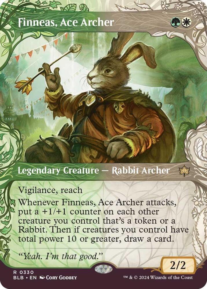 Finneas, Ace Archer 330 (Bloomburrow)  - Foil | Good Games Adelaide SA