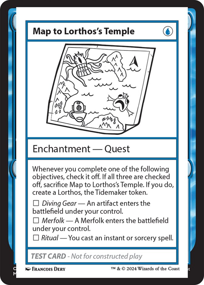 Map to Lorthos's Temple  (Mystery Booster 2 Playtest Cards)  | Good Games Adelaide SA