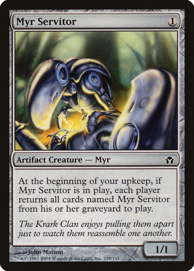Myr Servitor 139 (Fifth Dawn)  - Foil | Good Games Adelaide SA
