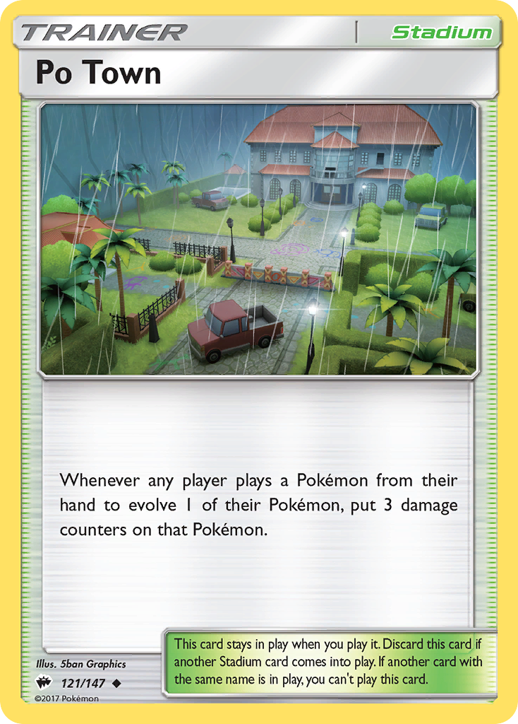 Po Town (121/147) [Sun & Moon: Burning Shadows] | Good Games Adelaide SA