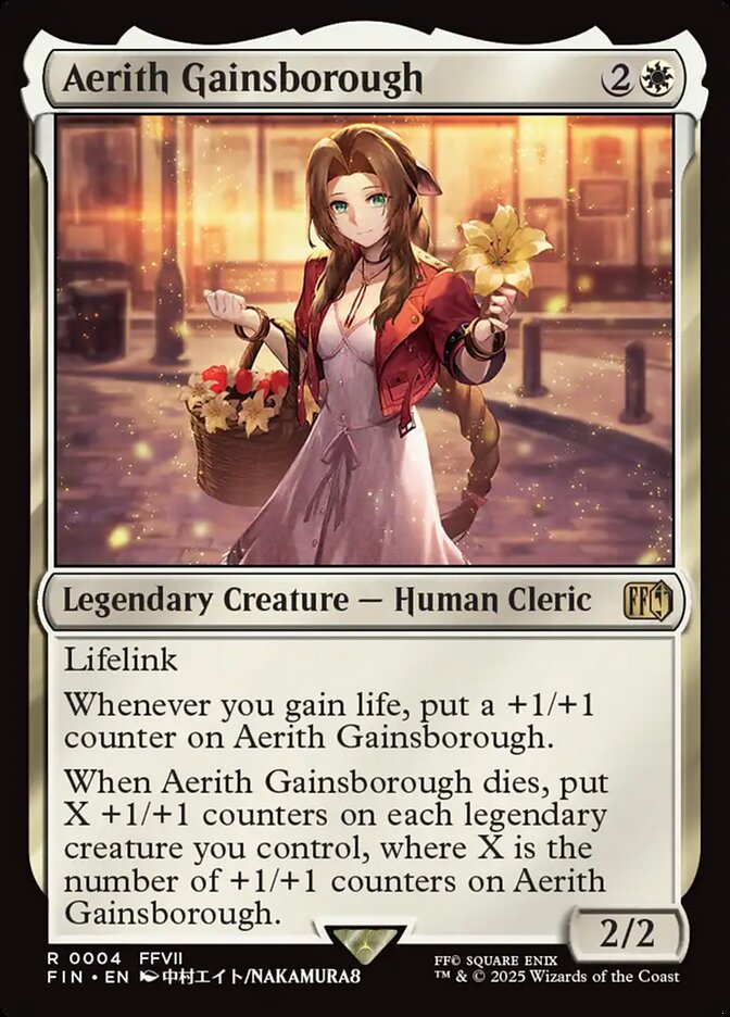 Aerith Gainsborough 4 (FINAL FANTASY)  - Foil | Good Games Adelaide SA