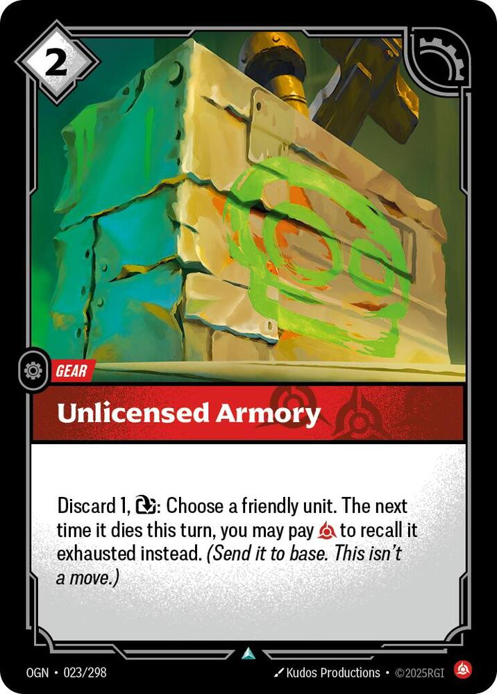 Unlicensed Armory 023/298 (Origins)  - Foil | Good Games Adelaide SA