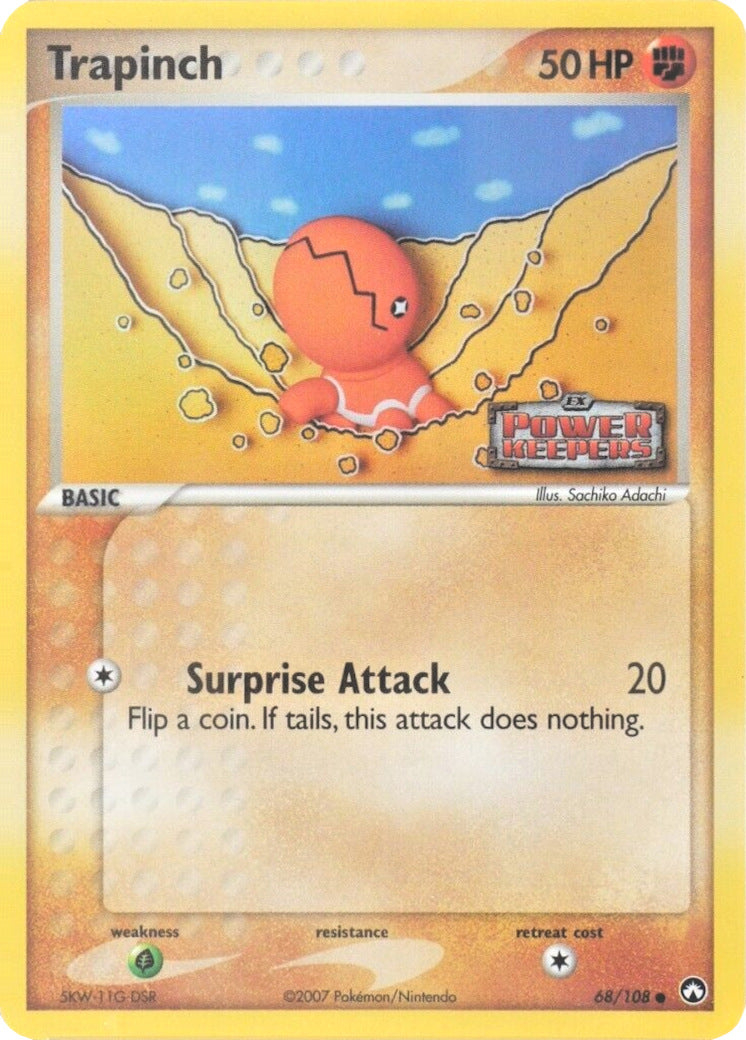 Trapinch (68/108) (Stamped) [EX: Power Keepers] | Good Games Adelaide SA