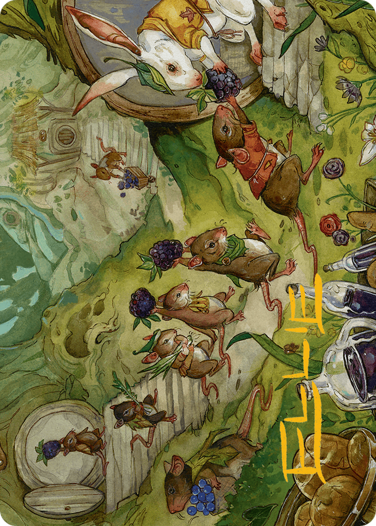 For the Common Good Art Card (43/54) (Gold-Stamped Signature) [Bloomburrow Art Series] | Good Games Adelaide SA