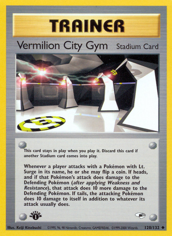 Vermilion City Gym (120/132) [Gym Heroes 1st Edition] | Good Games Adelaide SA