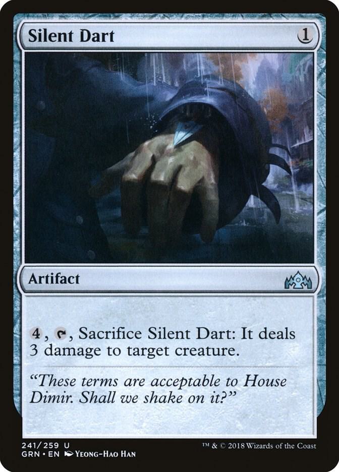 Silent Dart 241 (Guilds of Ravnica)  - Foil | Good Games Adelaide SA
