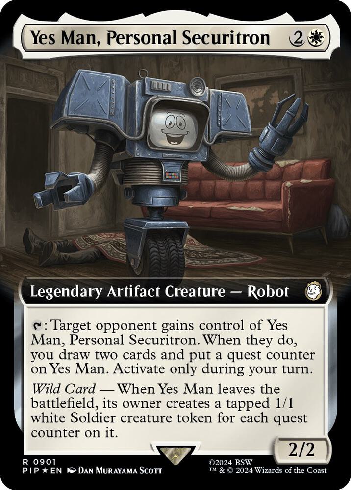 Yes Man, Personal Securitron 901 (Universes Beyond: Fallout)  - Foil | Good Games Adelaide SA