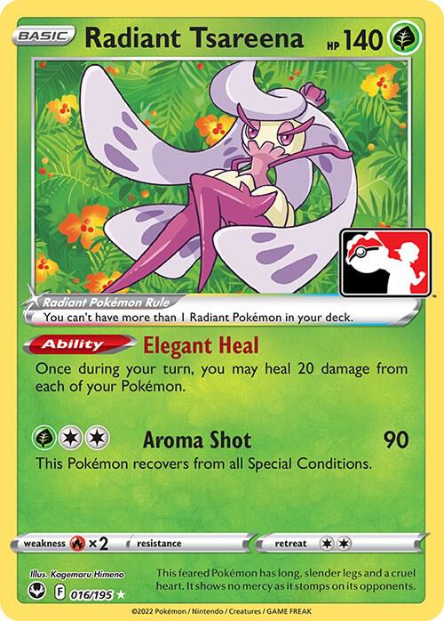 Radiant Tsareena Series 3 016/195 (Prize Pack Series Cards)  - Holofoil | Good Games Adelaide SA
