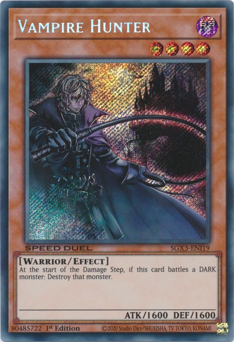 Vampire Hunter [SGX3-ENI19] Secret Rare | Good Games Adelaide SA